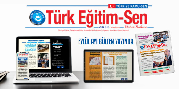 Eylül Ayı Bültenimiz Yayında