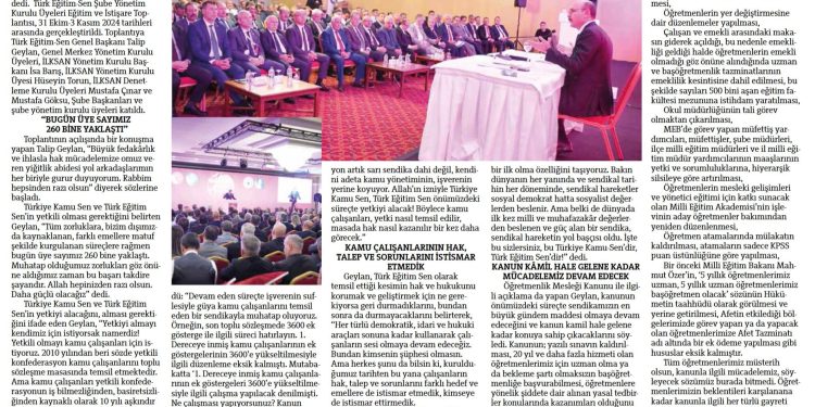 Kamu Çalışanları Sendikal Esaret Altındadır – Anayurt